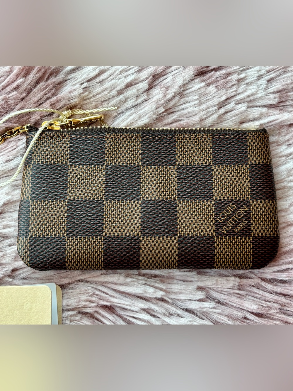 NWT Louis Vuitton Damier Ebene Key Pouch - Picture 3 of 11
